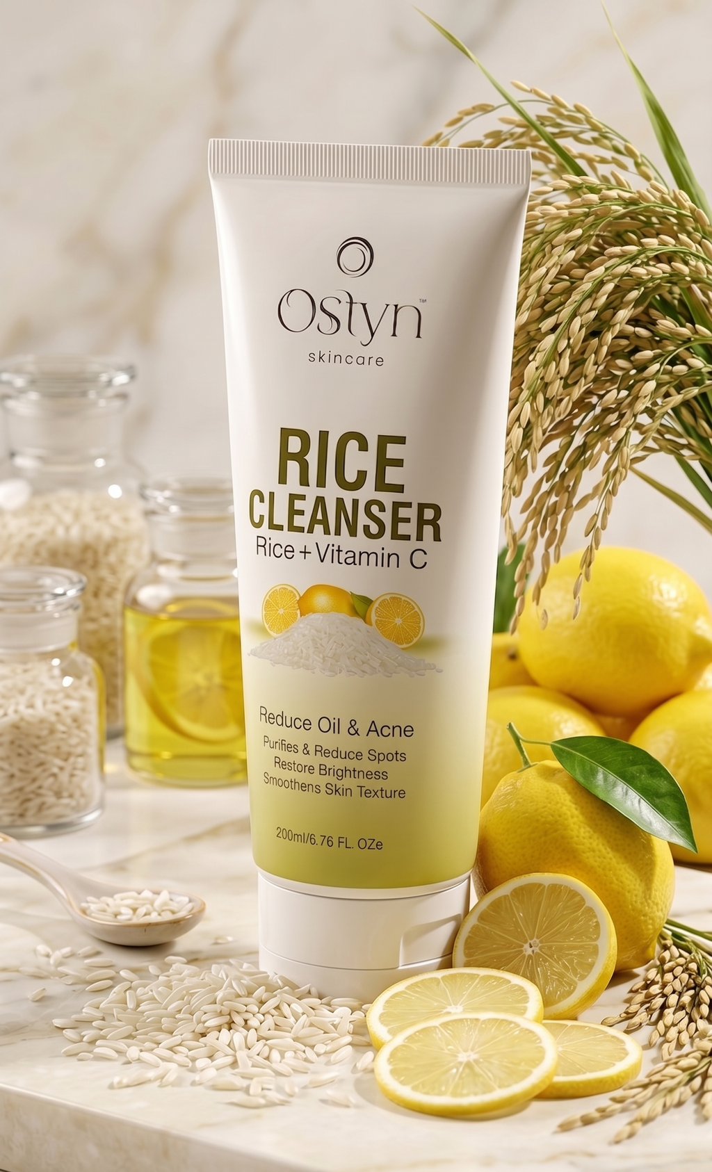 Ostyn Rice Cleanser – Rice + Vitamin C