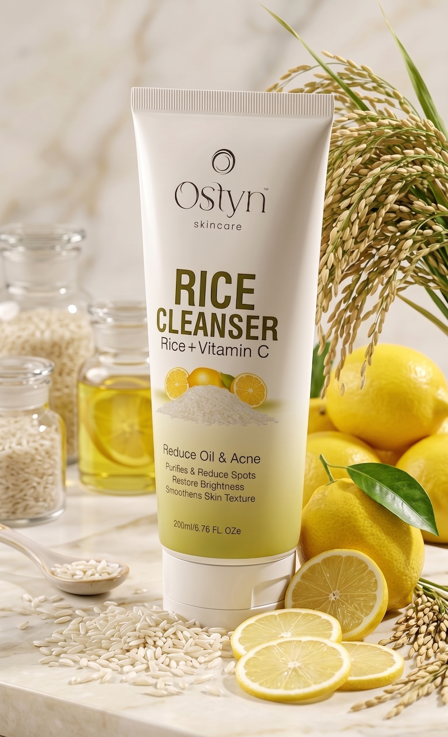 Ostyn Rice Cleanser – Rice + Vitamin C
