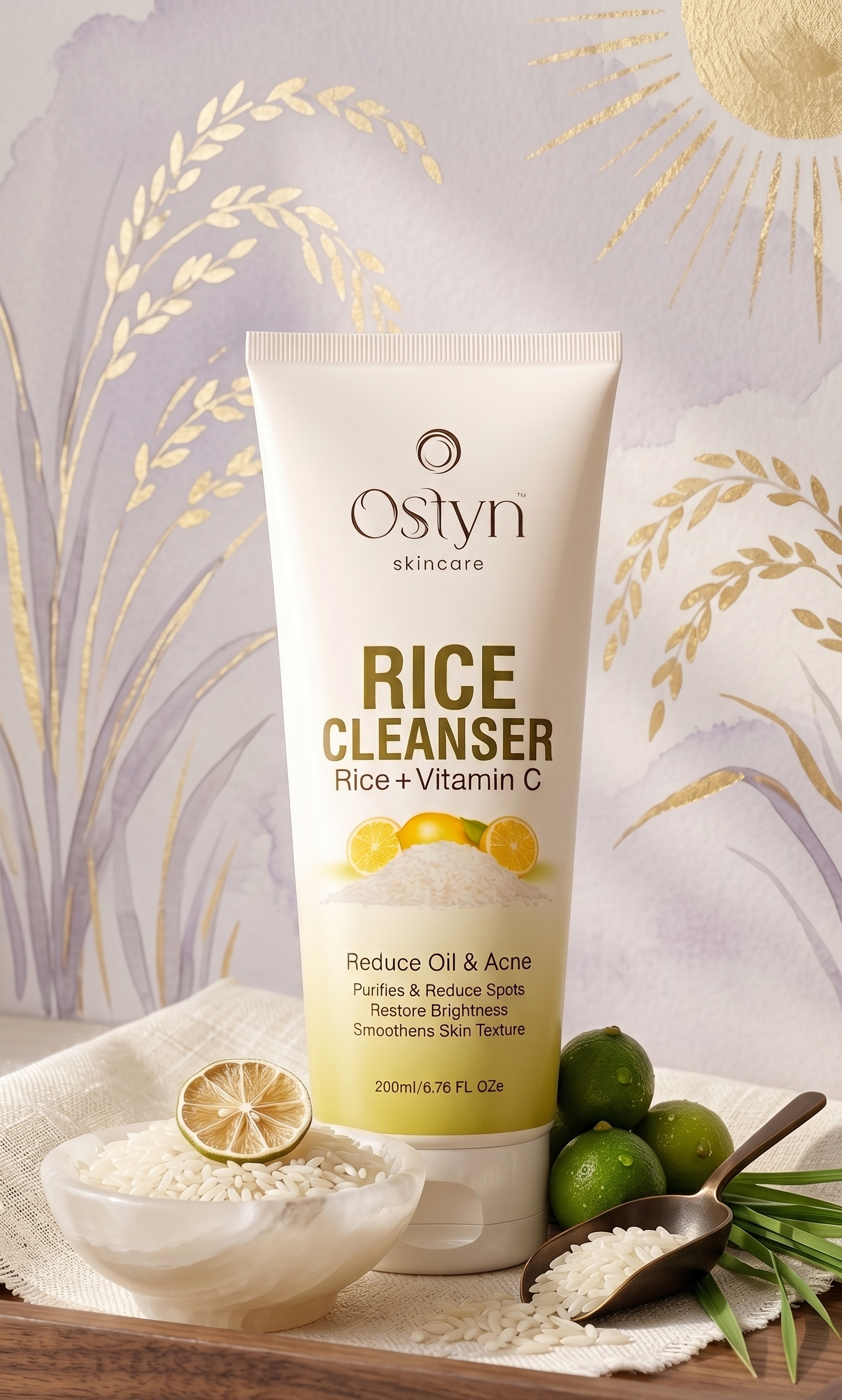 Ostyn Rice Cleanser – Rice + Vitamin C